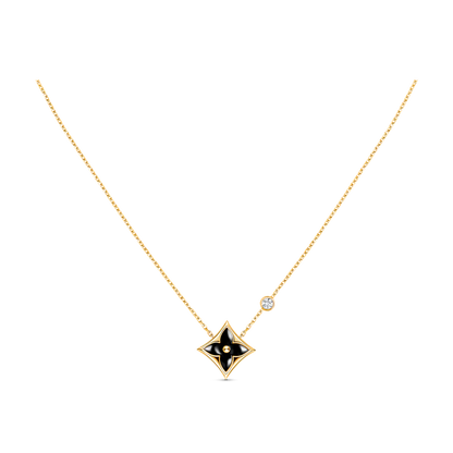 [baslovejewels]STAR BLACK MOP NECKLACE