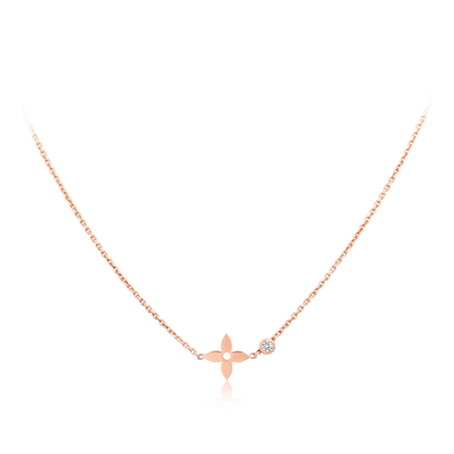 [baslovejewels]BLOSSOM ANHÄNGER ROTGOLD UND DIAMANT