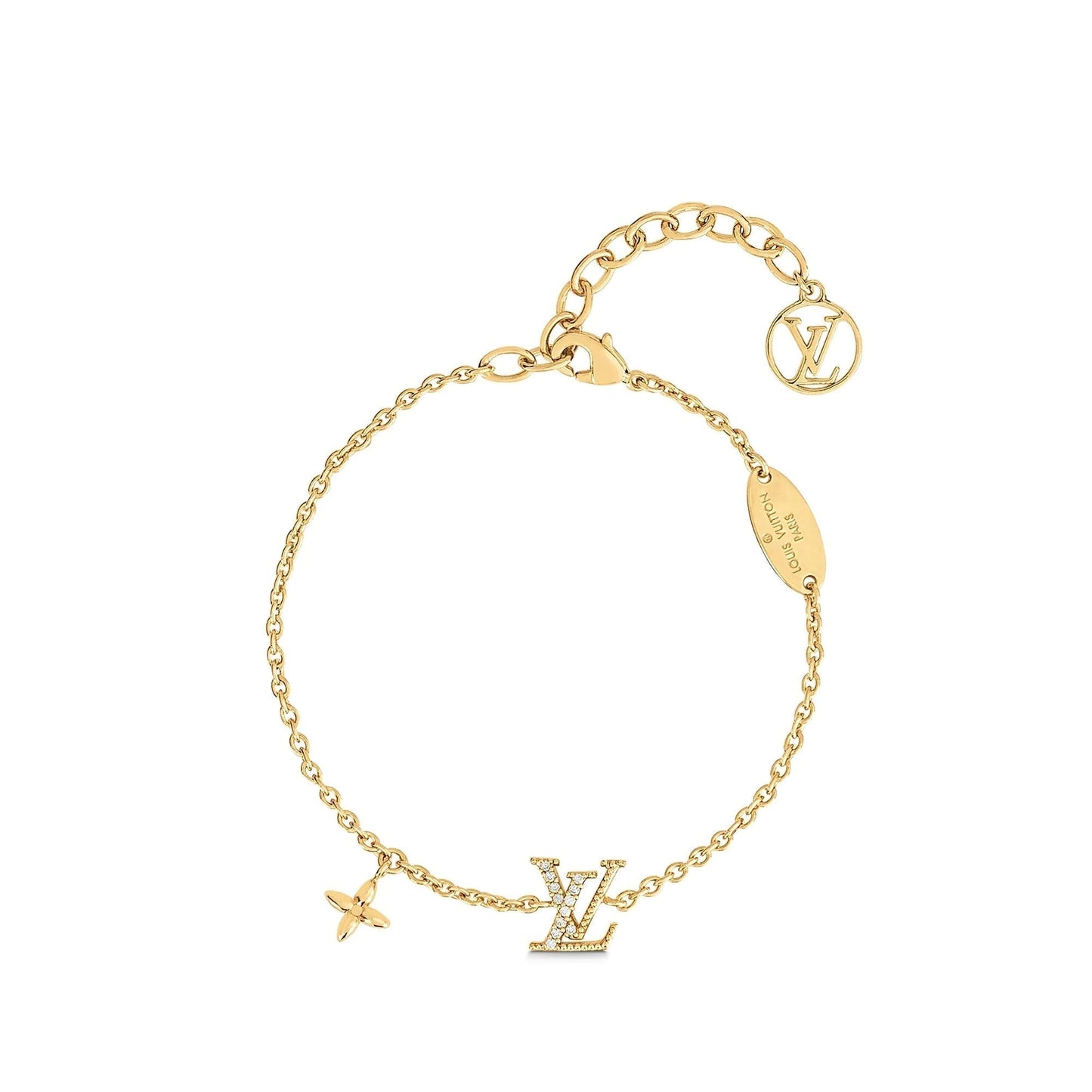 [baslovejewels]Goldarmband mit Logo-Sternmotiv