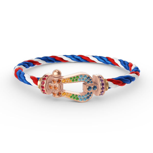 [baslovejewels]FORCE ラージ ホースシューカラー ダイヤモンド ブレスレット ローズゴールド