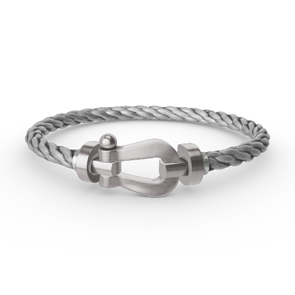[baslovejewels]FORCE GROSSES HUFEISENARMBAND OHNE DIAMANT SILBER