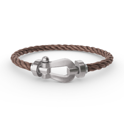 [baslovejewels]FORCE GROSSES HUFEISENARMBAND OHNE DIAMANT SILBER