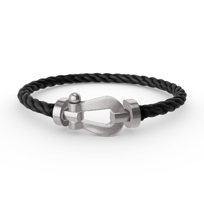 [baslovejewels]FORCE GROSSES HUFEISENARMBAND OHNE DIAMANT SILBER