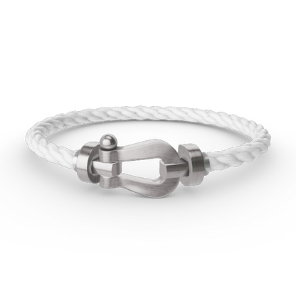 [baslovejewels]FORCE GROSSES HUFEISENARMBAND OHNE DIAMANT SILBER